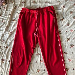 Red Joggers
